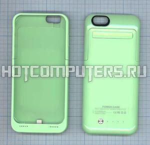 Аккумулятор/чехол для Apple iPhone 6 3500 mAh зеленый