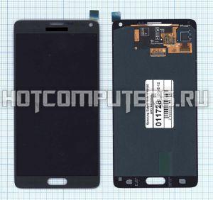 Модуль (матрица + тачскрин) для Samsung Galaxy Note 4 N9100 grey, Диагональ 5.7, 2560x1440 (WQHD)