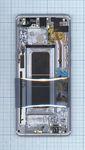 Модуль (матрица + тачскрин) для Samsung Galaxy Note 8 SM-N950F/DS черный с рамкой, Диагональ 6.3, 2960x1440