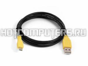 Кабель синхронизации USB - Micro USB (100 см) желтый штекер