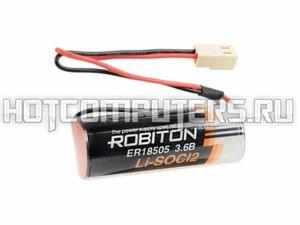 Батарейка Robiton ER18505 (3.6V) Li-SOCI2 с коннектором 2.54мм