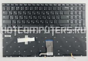 Клавиатура для ноутбука Samsung ATIV Book 8, NP770Z5E, NP880Z5E Series, черная без рамки с подсветкой