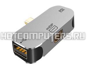 Адаптер Type C на Mini Display Port + USB + PD