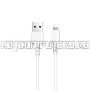 Кабель USB HOCO X20 Flash, USB - Lightning, 2А, 2м, белый