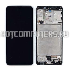 Модуль (матрица + тачскрин) для Samsung Galaxy A31 SM-A315F черный с рамкой (OLED)