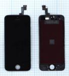 Дисплей для iPhone 5S в сборе с тачскрином (AAA) черный