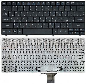Клавиатура для ноутбуков Acer Aspire 1410, 1425, 1830T, 1825, 1810T,  Aspire One 751, 721, 722, 752, 753, ZA3, ZA6 Series, p/n: NSK-AQK0R, AEZA3700010, MP-09B93SU-442, русская, черная