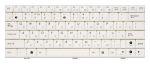 Клавиатура для ноутбука Asus Eee PC 904H, 905, 1000 Series, p/n: V021562IS, V0215621S3, 0KNA-0D3RU02, белая