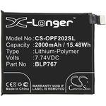 Аккумуляторная батарея CameronSino CS-OPF202SL для смартфона OPPO Find X2 Pro 5G (BLP767) 2000mah