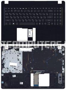 Клавиатура для ноутбука Acer Asipre Asipre A315-42, A315-54 Series, p/n: 6B.HF8N2.00, черная с черным топкейсом