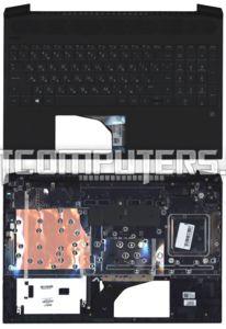 Клавиатура для ноутбука HP Pavilion Gaming 15-EC топкейс, черный с подсветкой