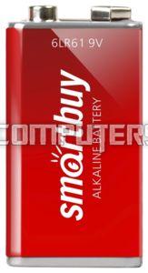 Батарейка щелочная SMARTBUY 6LR61 1BL (SBBA-9V01B) (1/12/240) (1 ШТ)