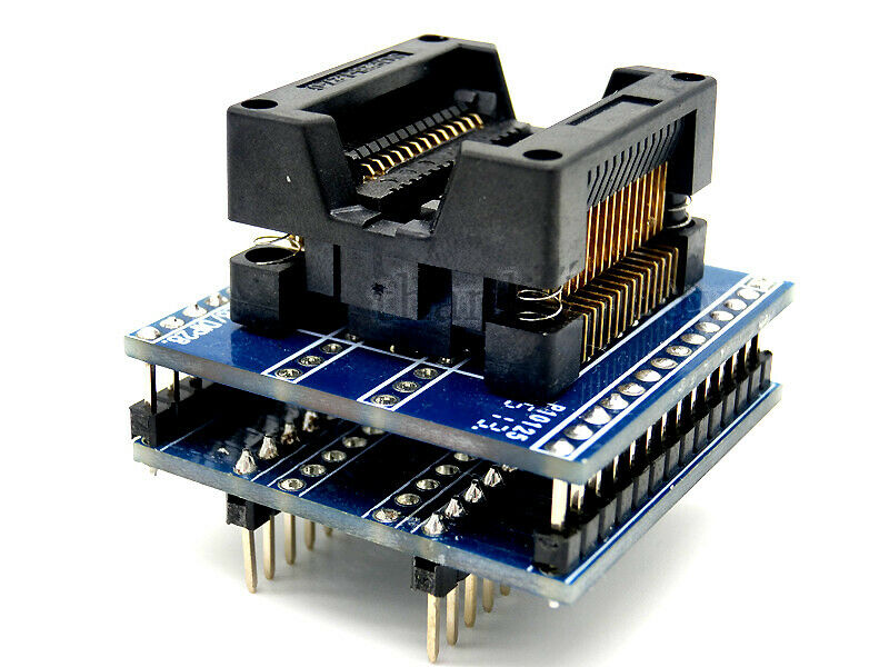 Программирование микросхем. Sop28-dip28 300ml SOIC 16. Sop28. Переходник для микросхем. Преобразователь ifs-USB-Prog-Adapter арт. 2811271, Шт.